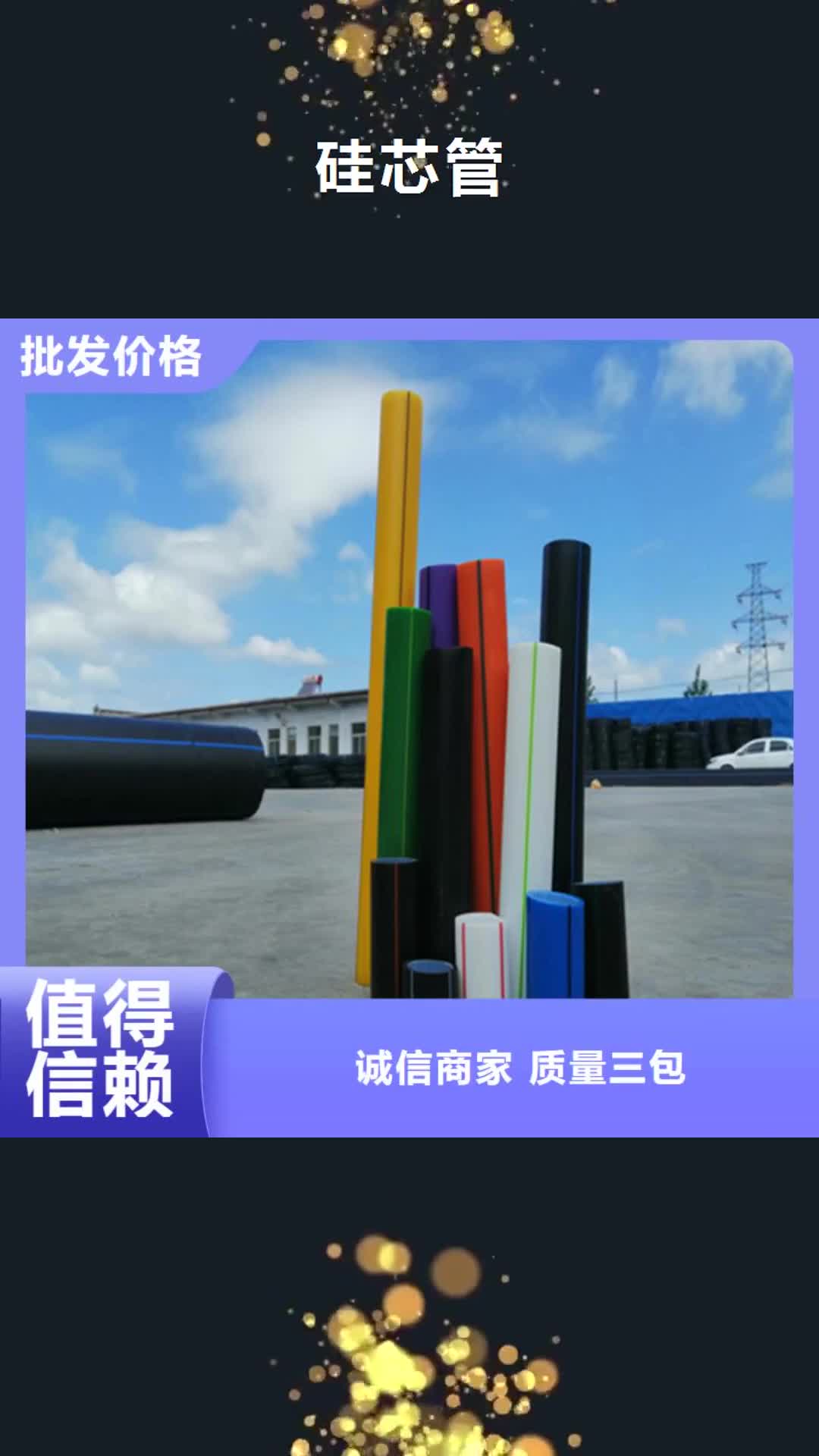 眉山【硅芯管】-PE给水管专注细节专注品质